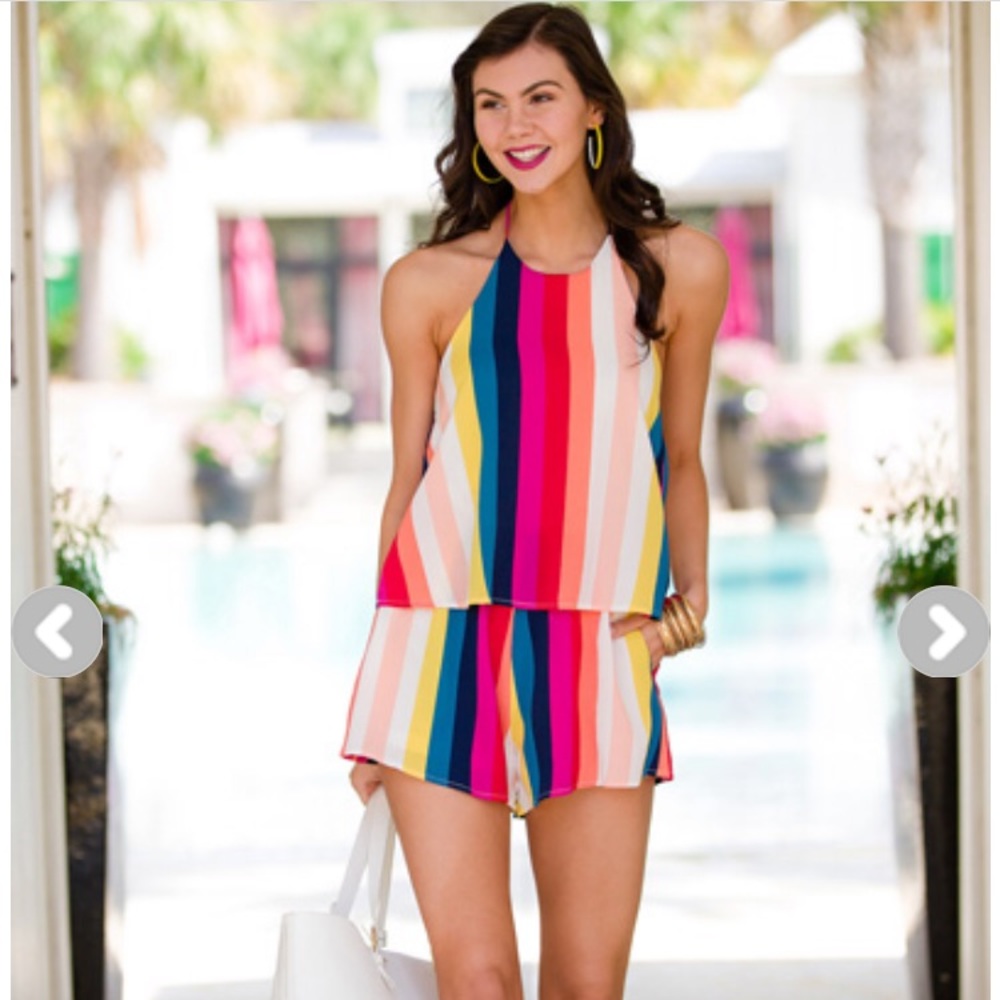 Color wonder Halter Romper